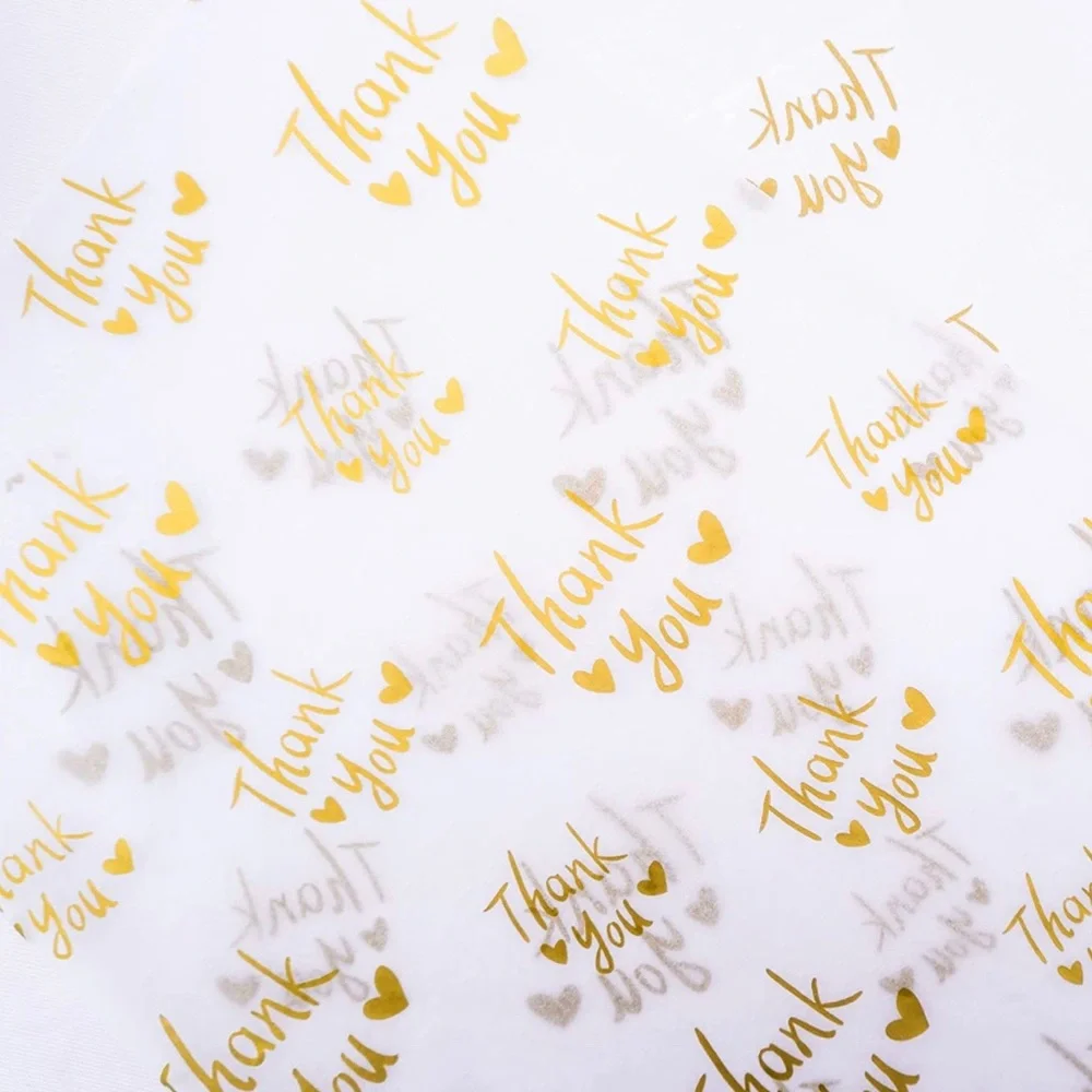 100 Thank You Tissue Paper Sheets, 13X19” PRICE IS FIRM - Picture 4 of 6